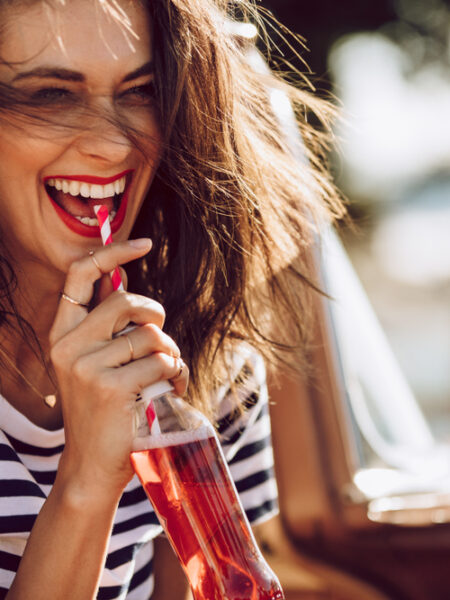 Closeup,Of,Beautiful,Young,Woman,Enjoying,Drinking,Cola,With,Straw Home